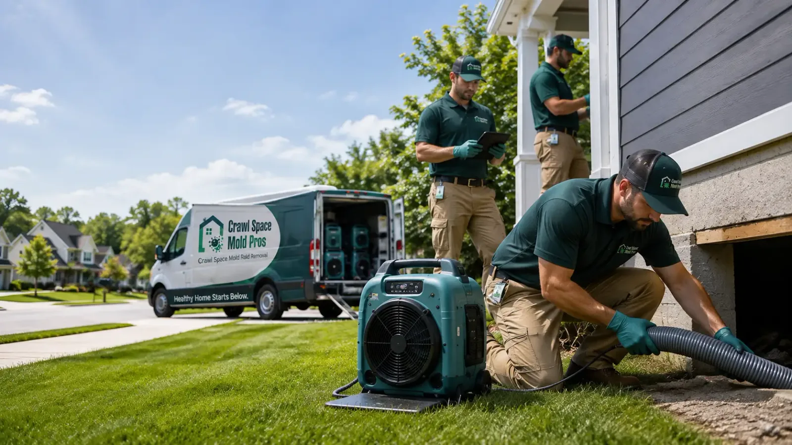 Crawl Space Mold Removal in Anna, OH